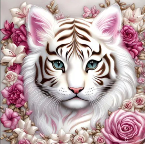 Diamond Painting Tigerkopf